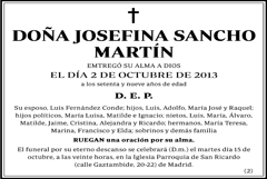 Josefina Sancho Martín